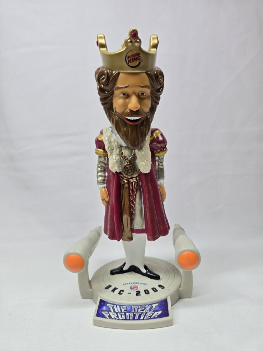 BURGER KING BOBBLEHEAD THE NEXT FRONTIER convention promo 2009 Used VINTAGE